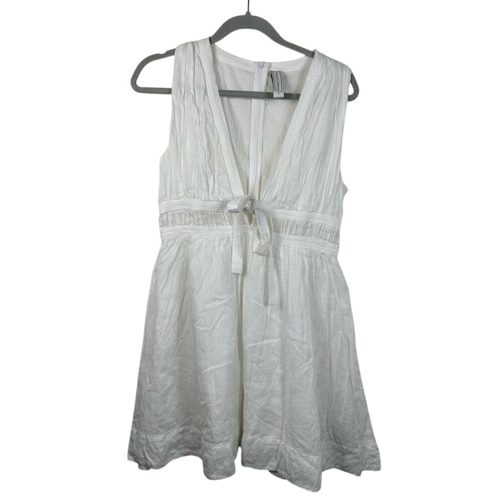 Scarlett Poppies Cotton Vanessa White Sleeveless‎ Dress Size Medium Cottagecore